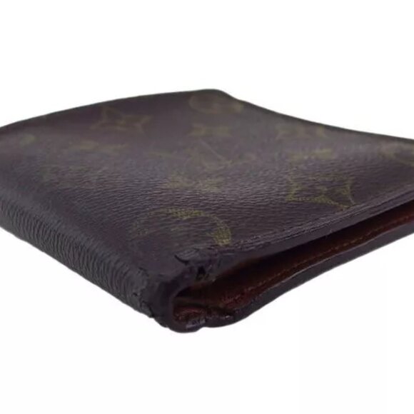 LOUIS VUITTON Bifold Wallet Monogram Authentic Used - Picture 3 of 9